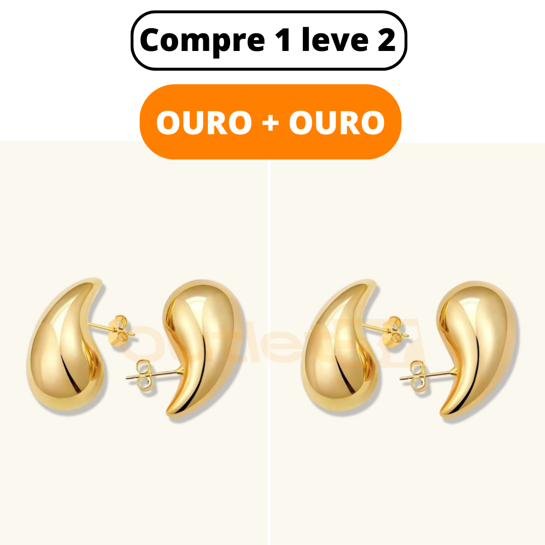 Brinco Gota Aurora (Compre 1 Leve 2)
