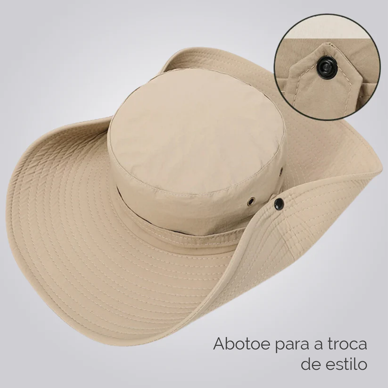 Chapéu com Proteção UV - Masculino