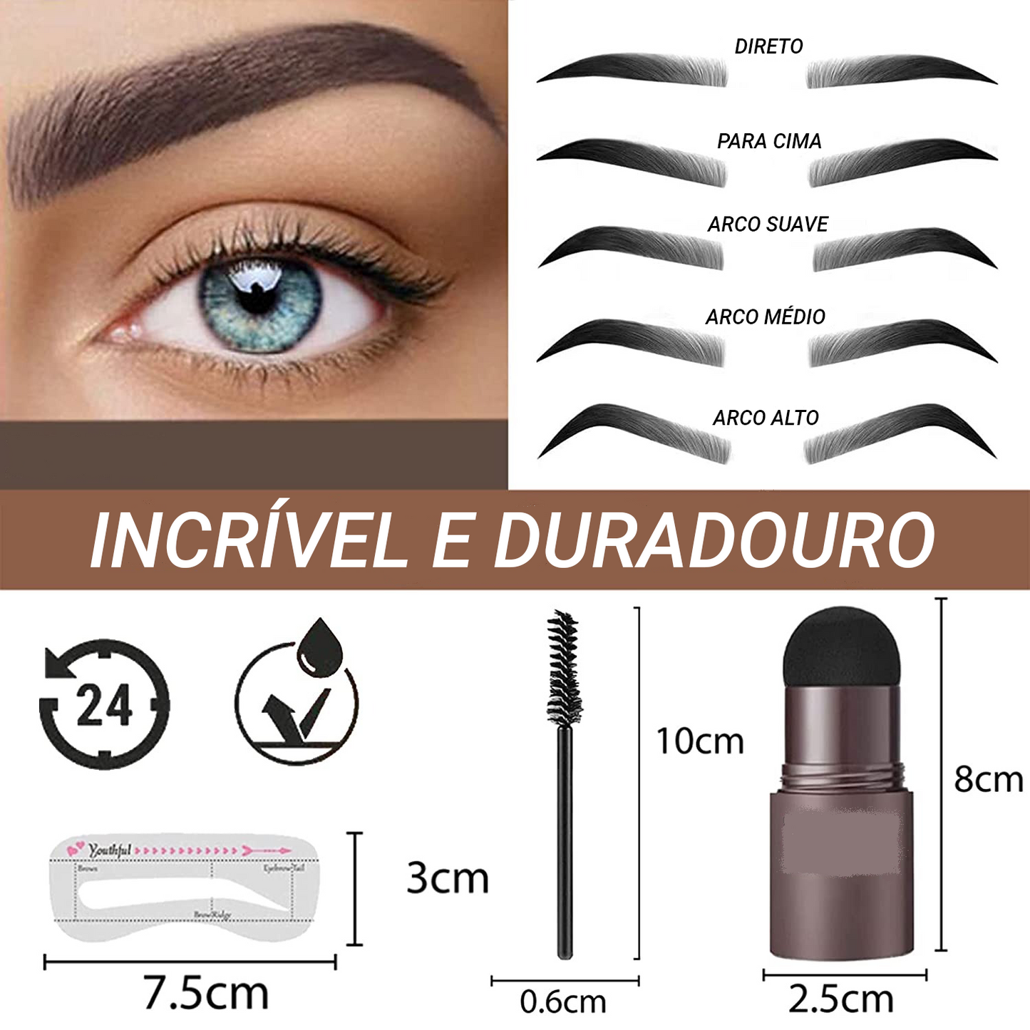 Kit de sobrancelhas – Brow Charm
