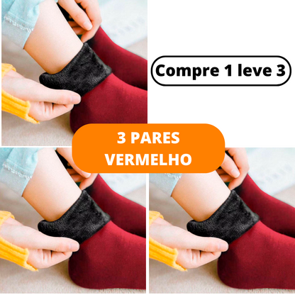 ThermalTech - Meia Térmica Aveludada (Compre 1 e Leve 3)