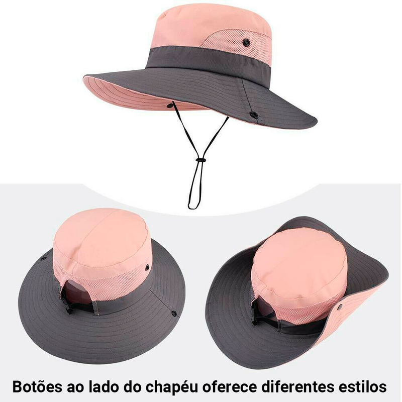 Chapéu com Proteção UV - Infantil